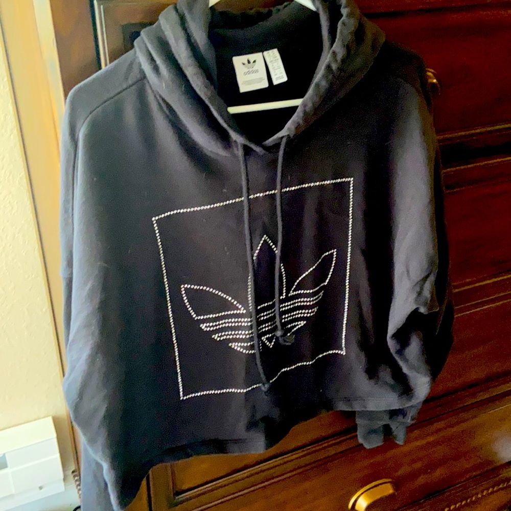 Adidas crop hoodie